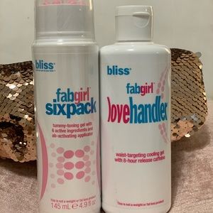 BLISS FABGIRL LOVE HANDLE COOLING GEL & BLISS FABGIRL SIXPACK TUMMY TONING GEL